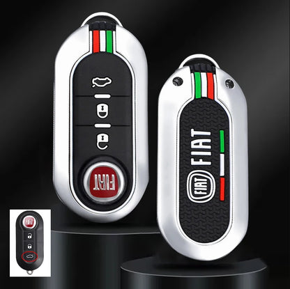 Funda protectora para llave remota de coche, accesorios para llavero Fiat Ducato 500 500L Panda Grande Punto Lancia Musa