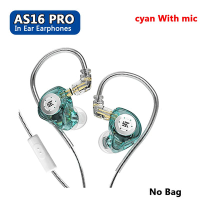 KZ-EDX Pro Earphones Bluetooth-Compatible Wired Earphones Portable Noise Cancelling Sport HiFi Monitor Headset for Game