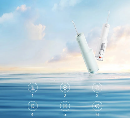 XIAOMI MIJIA-irrigador Oral portátil F300, irrigador Dental con chorro de agua, blanqueamiento Dental, limpiador de dientes bucales, pulso de agua MEO703