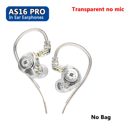 KZ-EDX Pro Earphones Bluetooth-Compatible Wired Earphones Portable Noise Cancelling Sport HiFi Monitor Headset for Game
