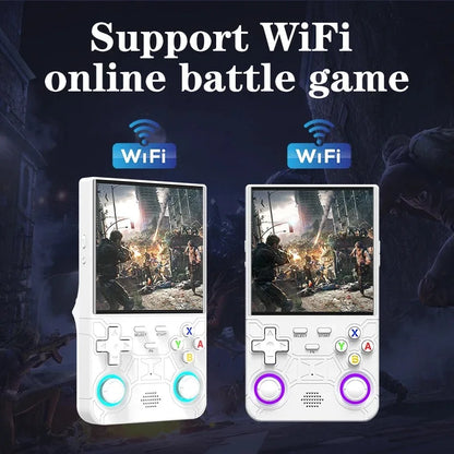 New R36 ULTRA Game Consola 4.0 IPS Screen Retro Handheld Game Player Portatil Console 64GB 10000+ Video Games for PSP/for MD