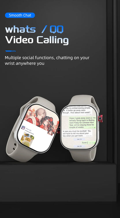 Reloj inteligente S10 MAX 4G Android 4G/5G LTE tarjeta Sim GPS WIFI AI asitancia de voz cámara giratoria de borde recto reloj inteligente