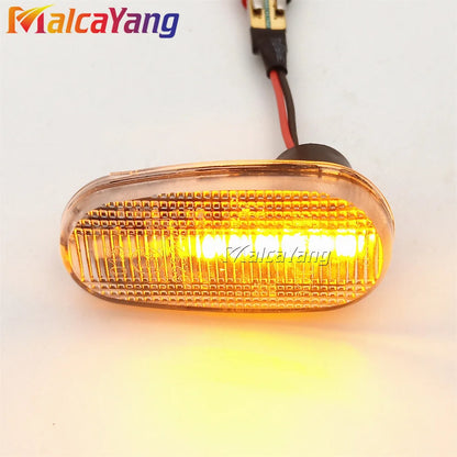 Luces LED dinámicas para coche, marcador lateral para Alfa Romeo Mito 955, 147 GT, 937, Fiat Bravo 2, señal de giro, lámpara intermitente, 2 piezas