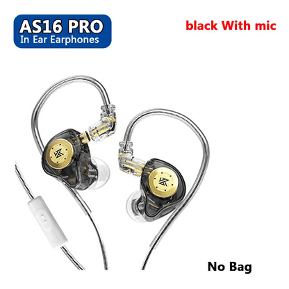 KZ-EDX Pro Earphones Bluetooth-Compatible Wired Earphones Portable Noise Cancelling Sport HiFi Monitor Headset for Game