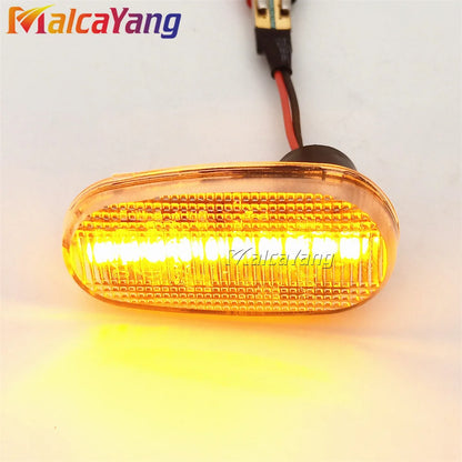 Luces LED dinámicas para coche, marcador lateral para Alfa Romeo Mito 955, 147 GT, 937, Fiat Bravo 2, señal de giro, lámpara intermitente, 2 piezas