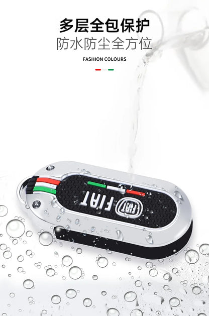 Funda protectora para llave remota de coche, accesorios para llavero Fiat Ducato 500 500L Panda Grande Punto Lancia Musa