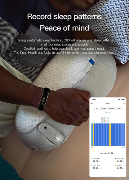 LIGE Amoled reloj inteligente hombres 2025 banda inteligente mujeres ritmo cardíaco sangre Smartwartch pulsera inteligente impermeable deporte Fitness Tracker