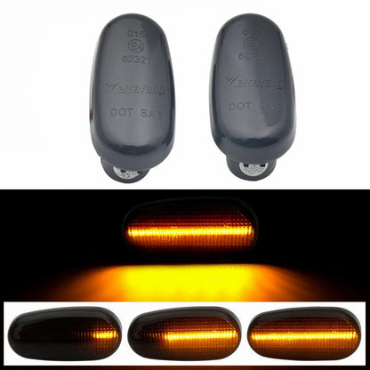 Luces LED dinámicas para coche, marcador lateral para Alfa Romeo Mito 955, 147 GT, 937, Fiat Bravo 2, señal de giro, lámpara intermitente, 2 piezas