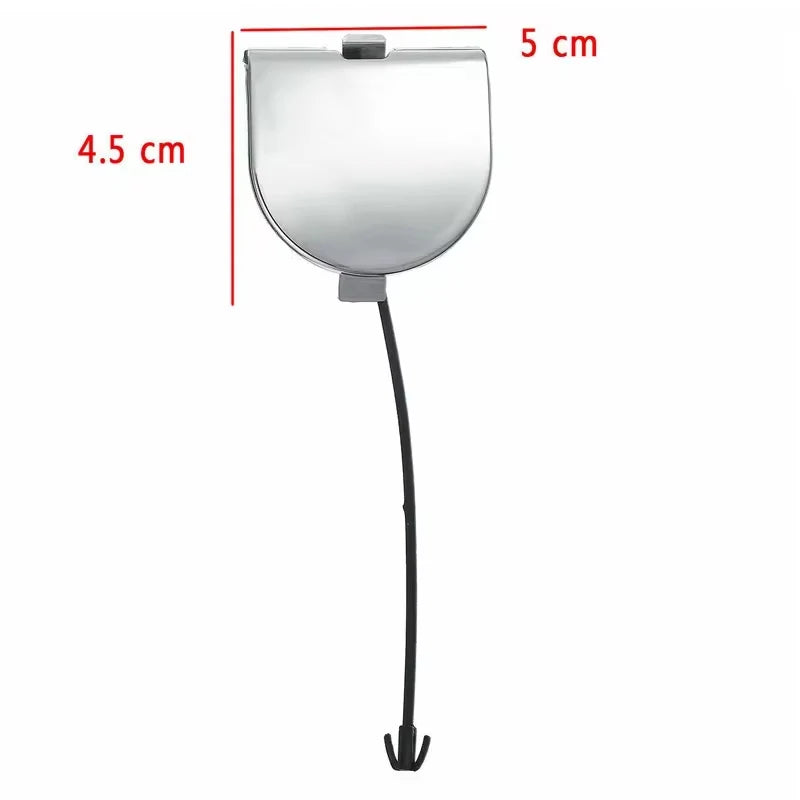 Gancho de remolque para parachoques trasero de coche, tapa cromada para Fiat 500, 500C, 2007-2012, 735455393