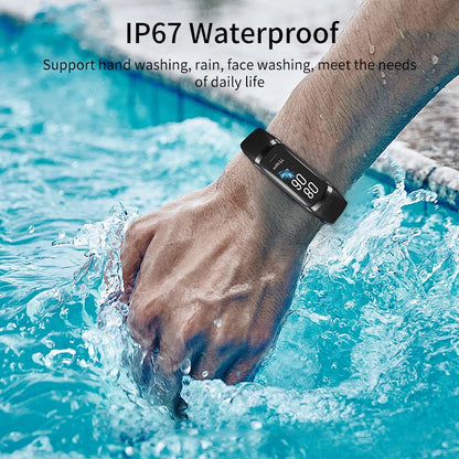 LIGE Amoled reloj inteligente hombres 2025 banda inteligente mujeres ritmo cardíaco sangre Smartwartch pulsera inteligente impermeable deporte Fitness Tracker