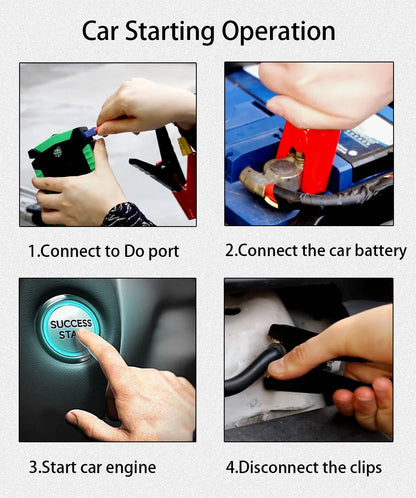 GKFLY 16000mAh 3000A arrancador de batería de coche banco de energía refuerzo de batería de coche carga 12V dispositivo de arranque gasolina diésel arrancador de coche Buster