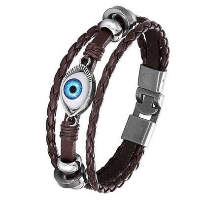 Chic Multi-Tier Evil Eye Bracelet