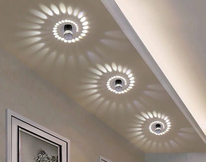 Lámpara de Pared para Pasillo Moderna con LED Cambia Colores